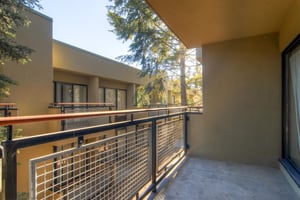 A private deck.