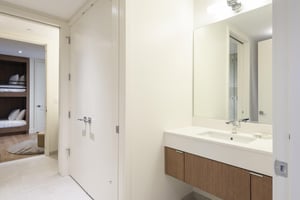 34 hallway bathroom with access from bunk room.