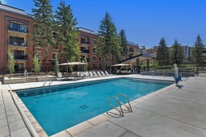 The Park Station pool and lounge chairs