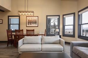 Living and dining area