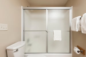 Shower in loft bathroom