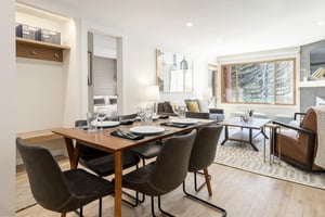 Dining area looking toward the living room