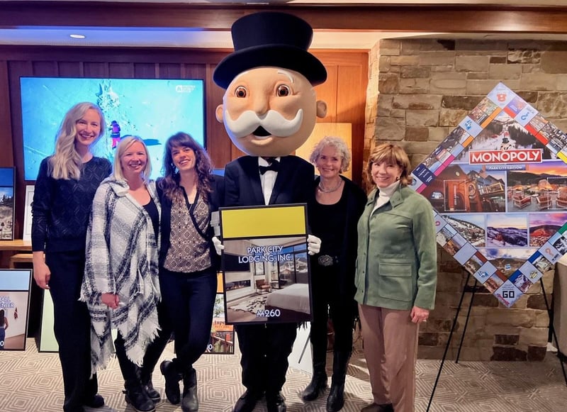 Park City Lodging is on the Park City Monopoly board Park City Lodging is on the Park City Monopoly board