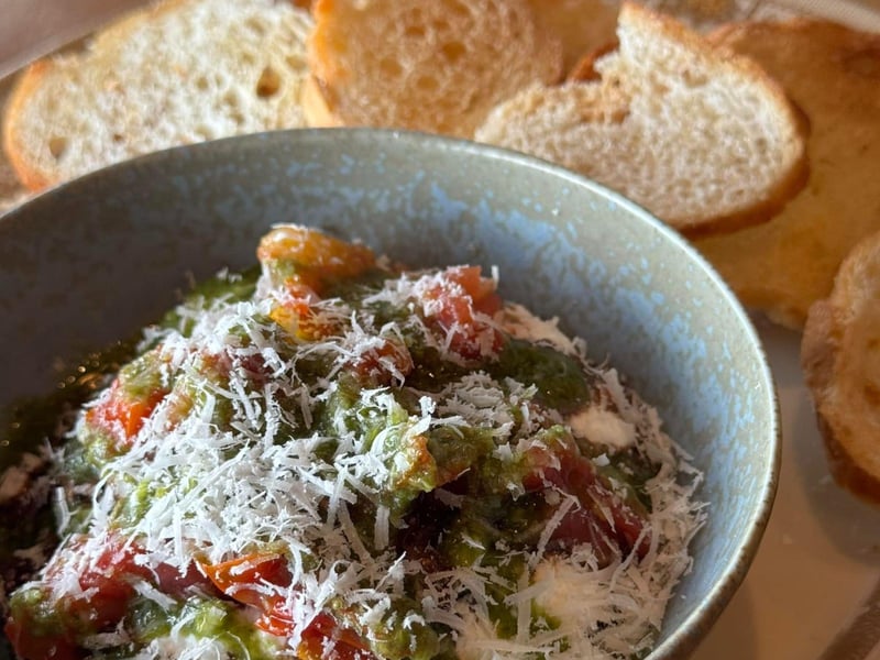 Whipped Caprese dip at Bitterroot
