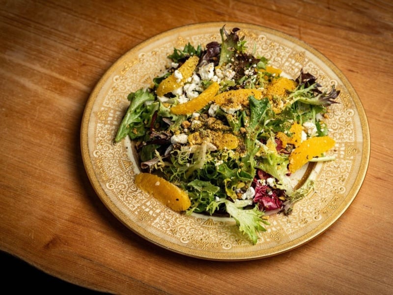A fresh salad from Bitterroot in Destin, Florida