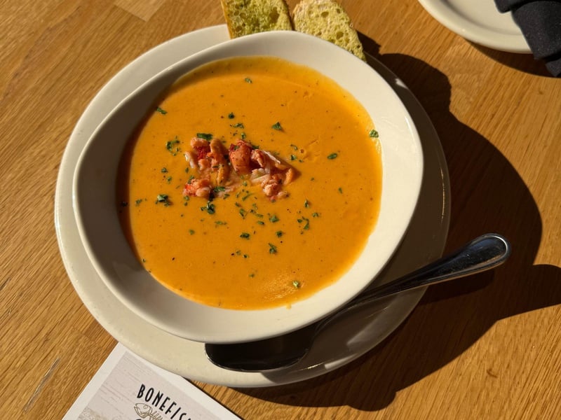 Creamy Lobster Bisque from Bonefish Grill