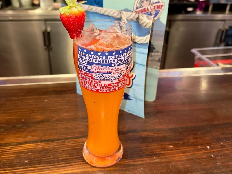 A cocktail from Bubba Gump Shrimp Co. in Destin, Florida