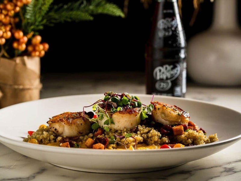 Seared scallops from Commelfo