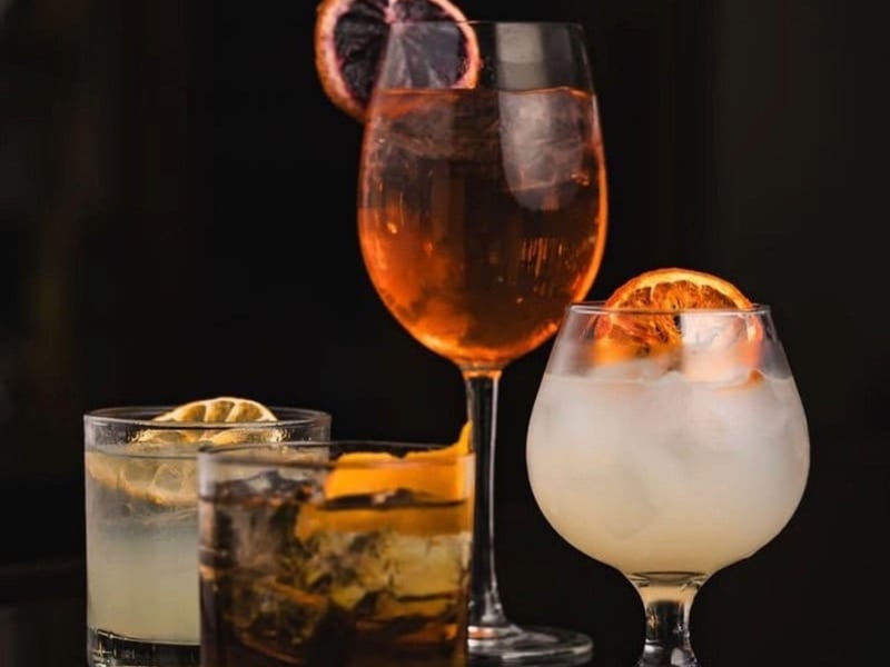 Handcrafted cocktails at Seagars Prime Steaks and Seafood