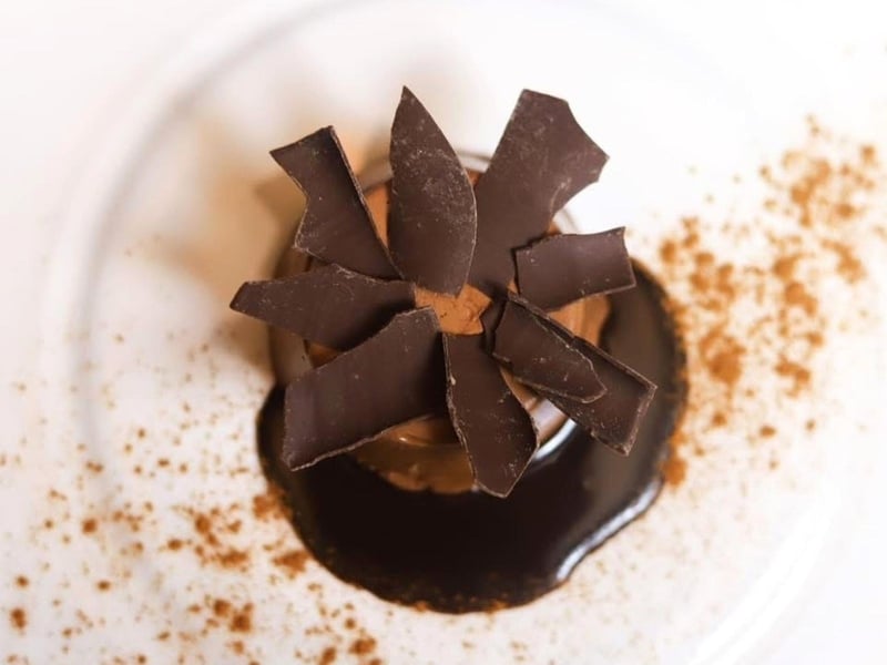 Chocolate peanut butter mousse