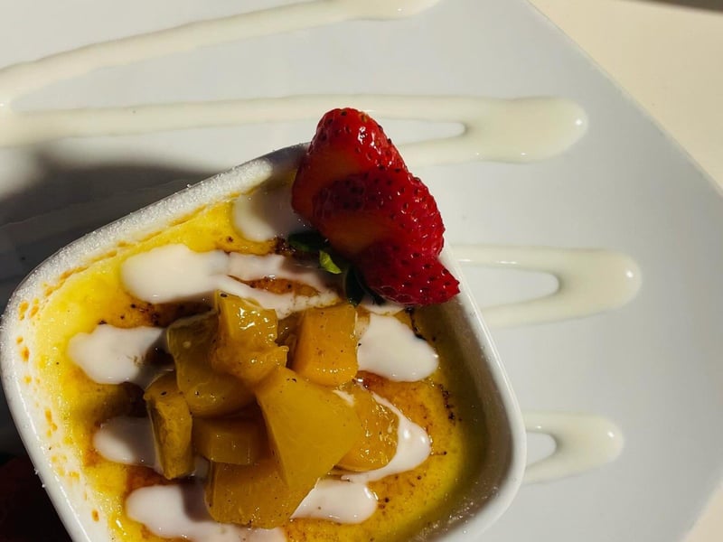 Creme Brulee at V. Pauls in Destin, Florida
