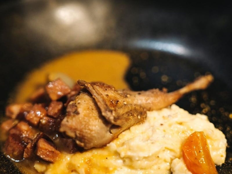 A dish at Roux on 30a in Santa Rosa Beach, Florida