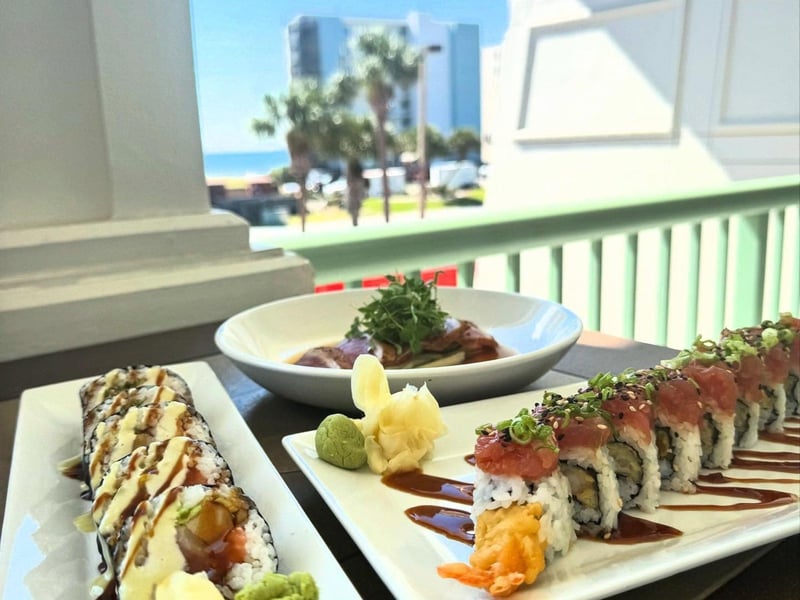 Sushi from The Jellyfish in Perdido Key, Florida