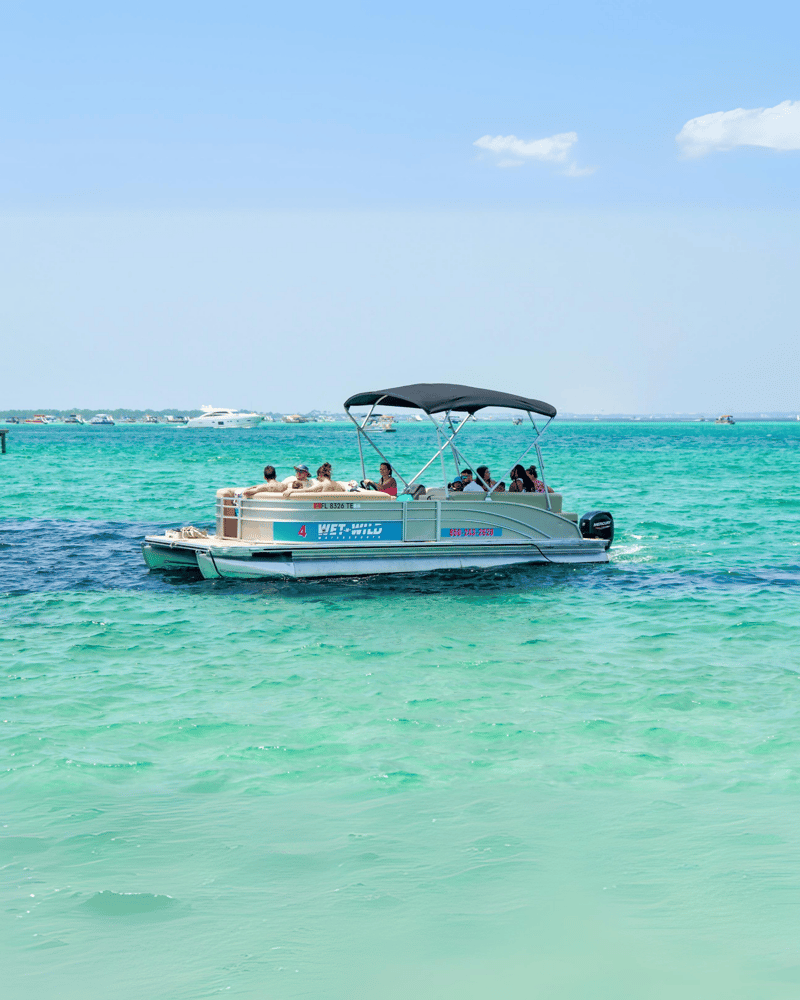 24 60HP Pontoon Boat for up to 8 Hours • Max 12 People