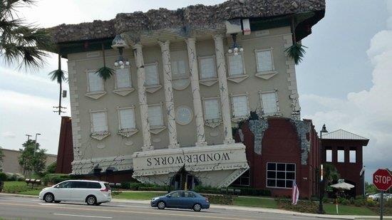 Upsidedown Ripleys Believe It or Not building exterior in Panama City Beach