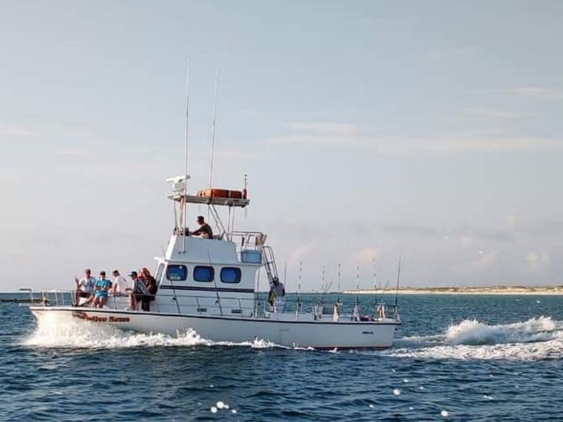 The 37 Buskin charter boat