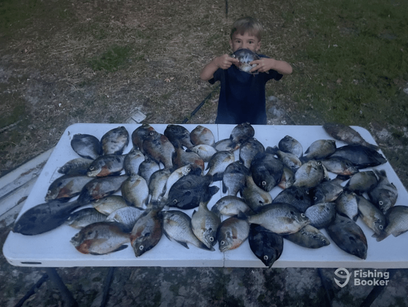 Anglers of all skill levels can fish with Captain Lee