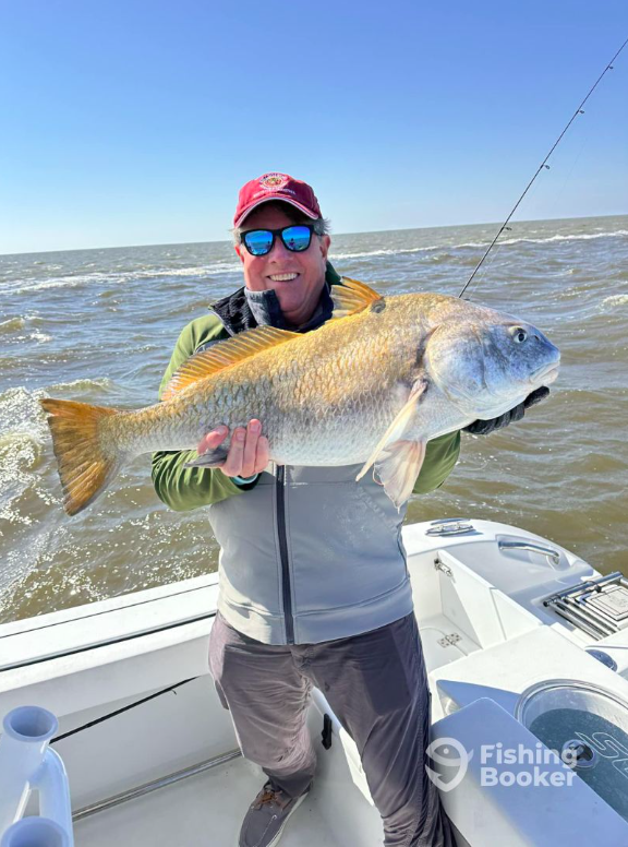 Catches can include Flounder, Grunt, Redfish, Sheepshead, Spanish Mackerel, Speckled Trout, Tripletail, and more