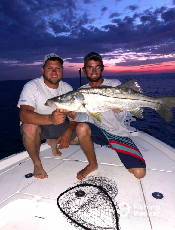 Come on an evening fishing trip with Captain Jake.