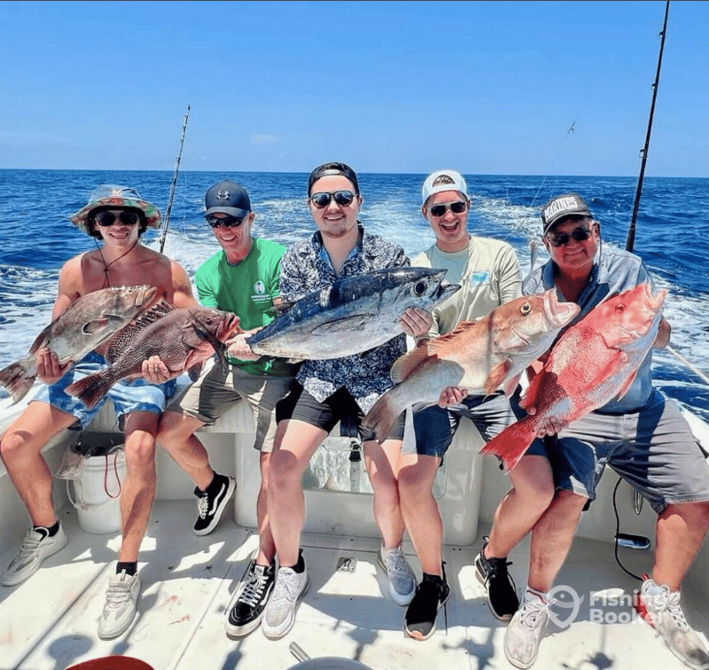 Captain Merricks vessel can accommodate you and five of your fishing buds