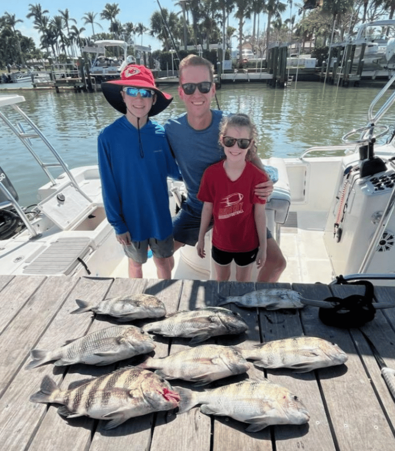 Great time fishing with family