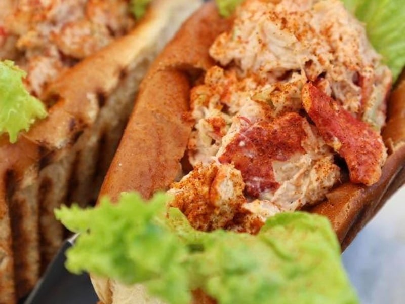 Lobster rolls from Snook Inn