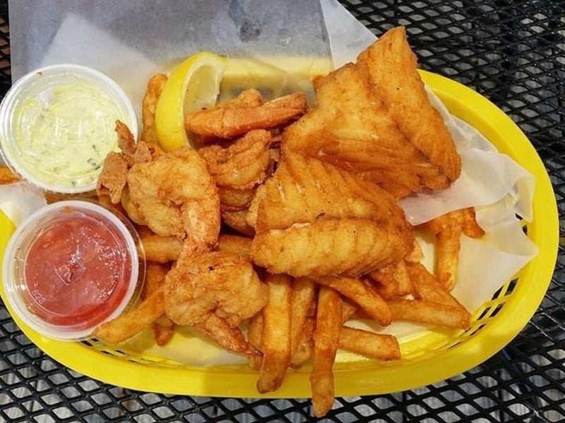 The fried catch of the day