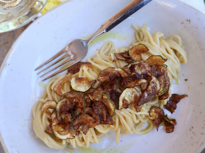 The Tagliatelle Porcinin e Tartufo at DaVincis