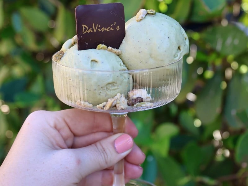 Pistachio gelato from DaVincis