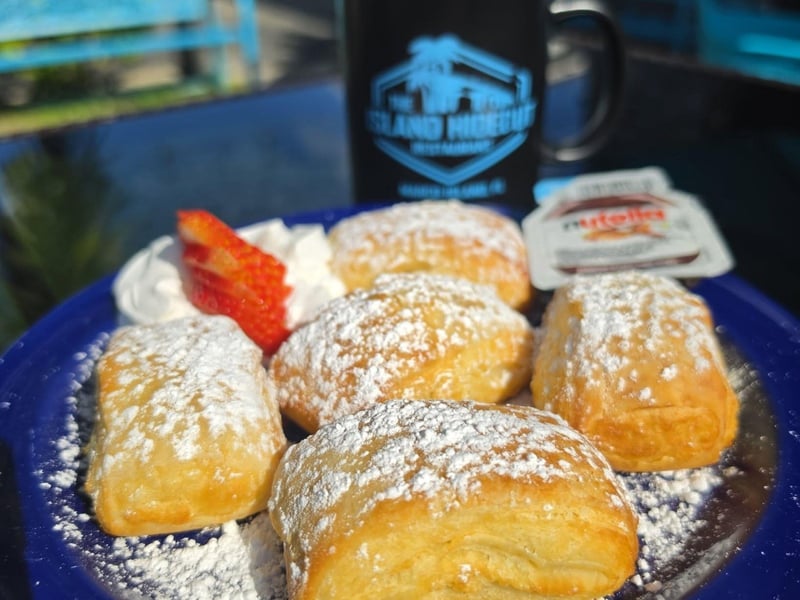 Beignets from Marco Island Hideout Restaurant in Florida