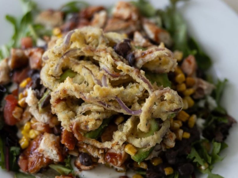 The barbecue chicken salad