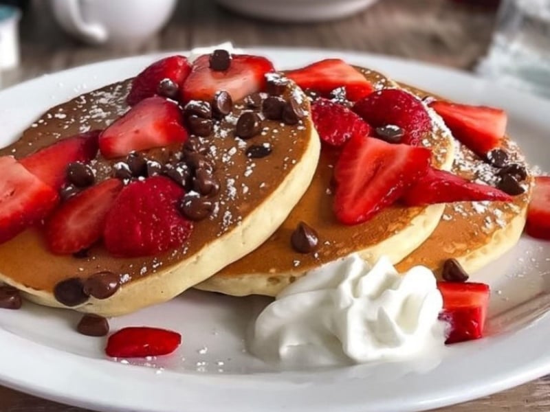 Pancakes at Doreens Cup of Joe in Marco Island