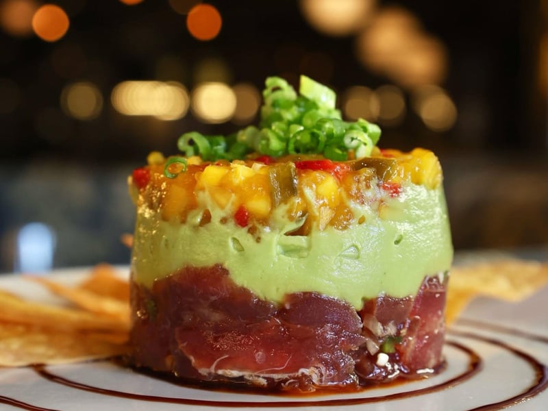 Islander tuna tartare