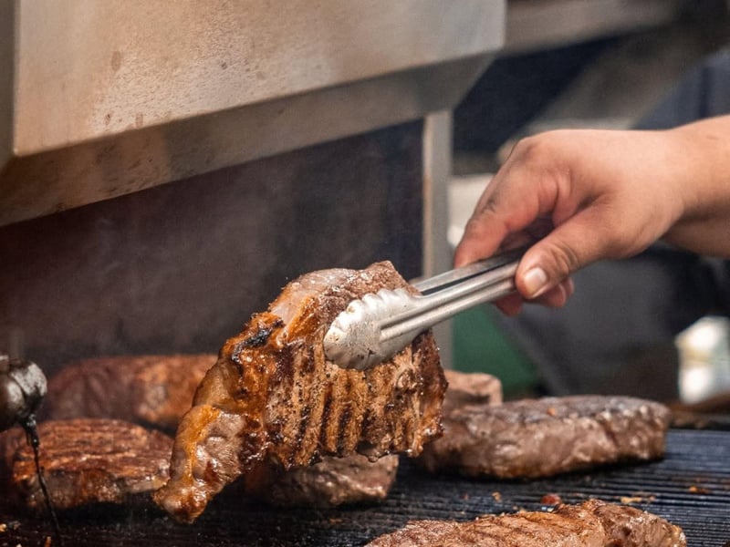 Sizzling steaks at 844 Gulf Prime