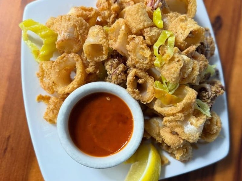 Calamari at Fin Bistro in Marco Island, Florida