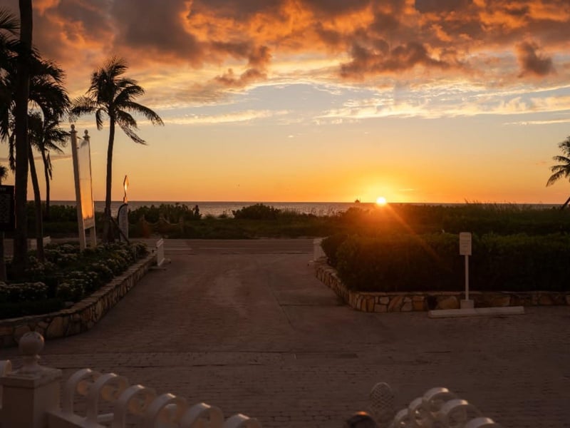 Sunset views at Old Captiva House