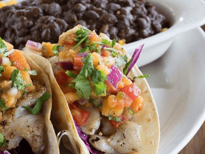 The campeche fish tacos