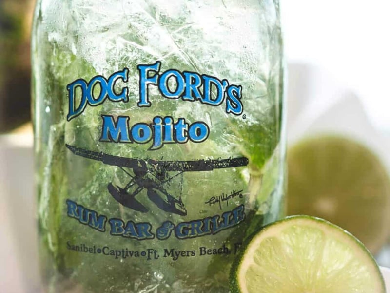 A mojito at Doc Fords
