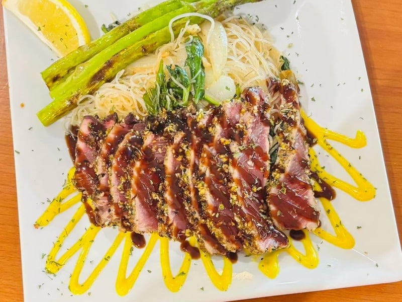 Ahi tuna from the Lighthouse Cafe