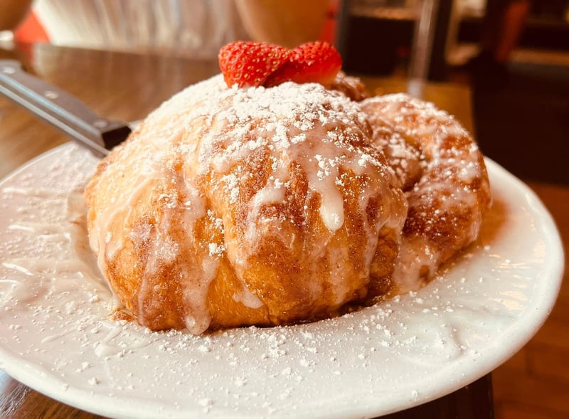 Ginat homemade sticky orange rolls