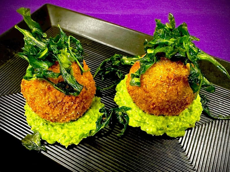 Porcini mushroom and fontina arancini