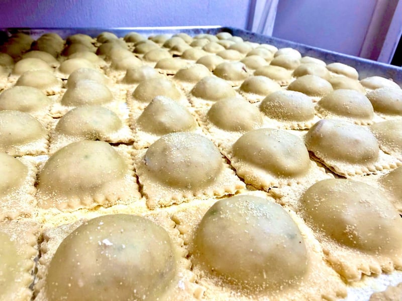 Fresh ravioli at Cielo