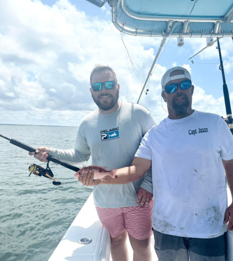 Straight off the hook and into the cooler.