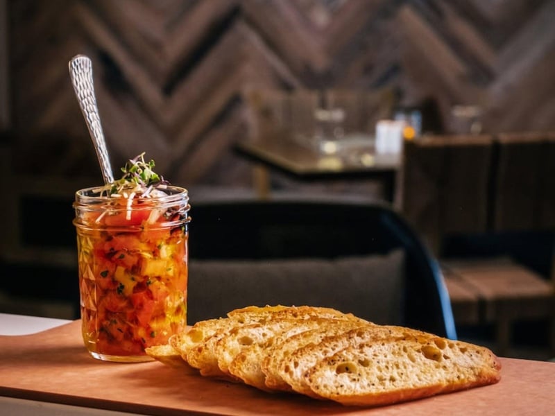 The local tomato bruschetta jar