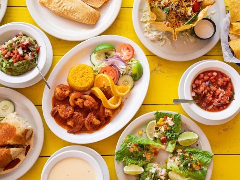 Made from scratch dishes at Cantina Captiva