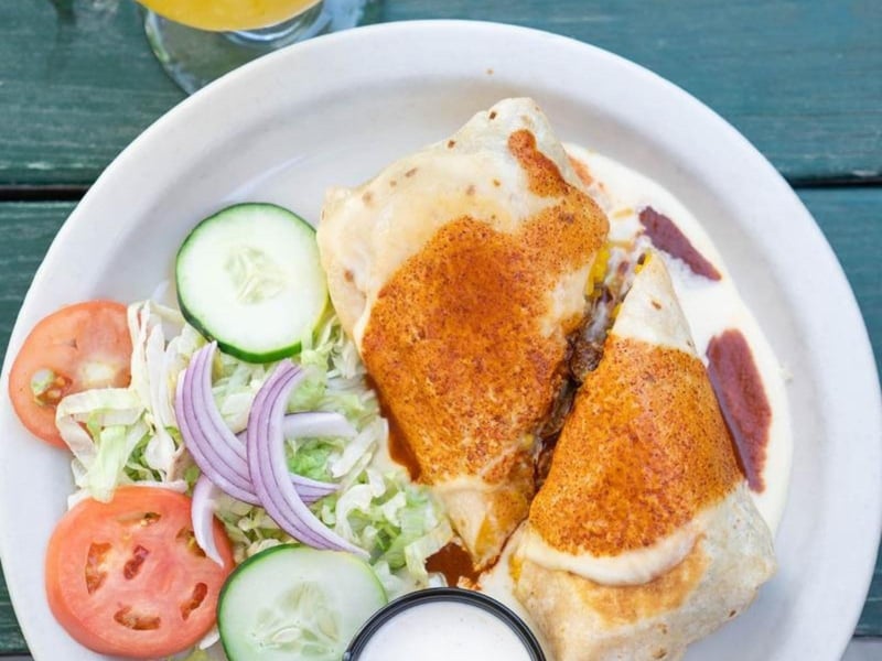 The original burrito with your choice of meat