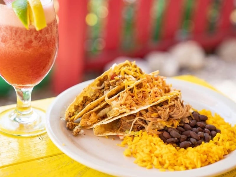Tacos at Cantina Captiva in Florida