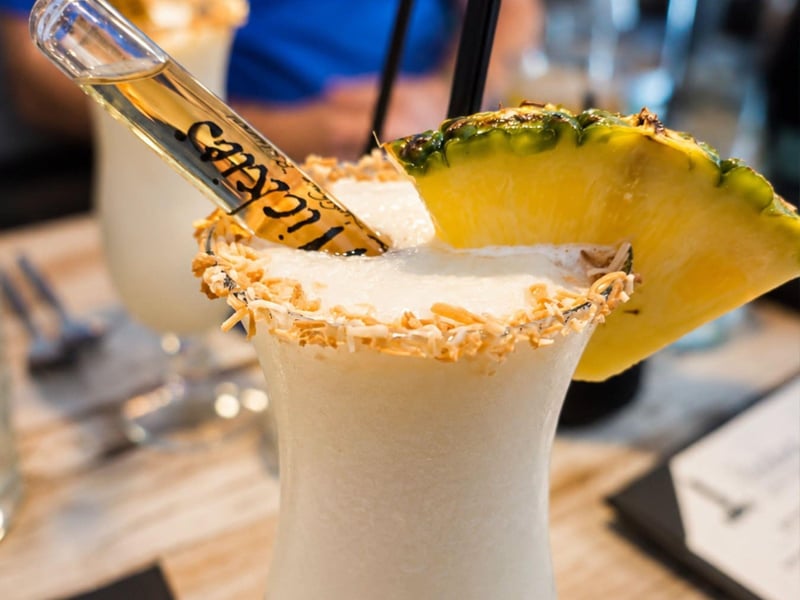 The toasted coconut pina colada