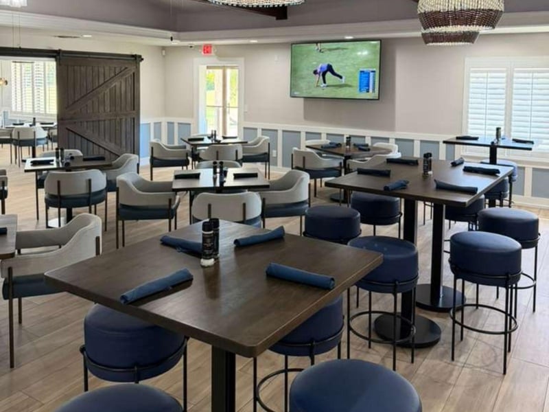The onsite clubhouse