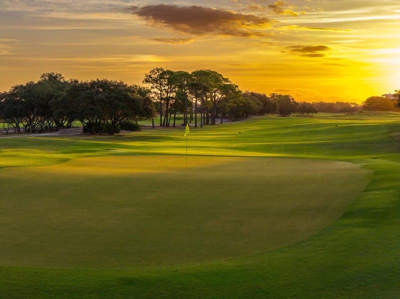 Kiva Dunes at sunset